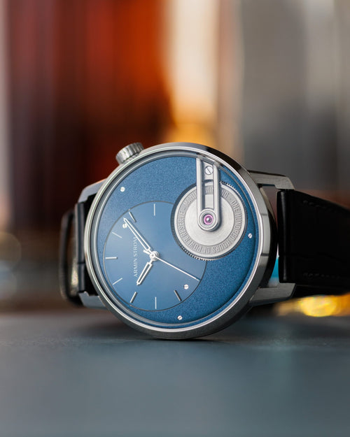 Armin Strom Tribute 1 Blue Edition — dial view