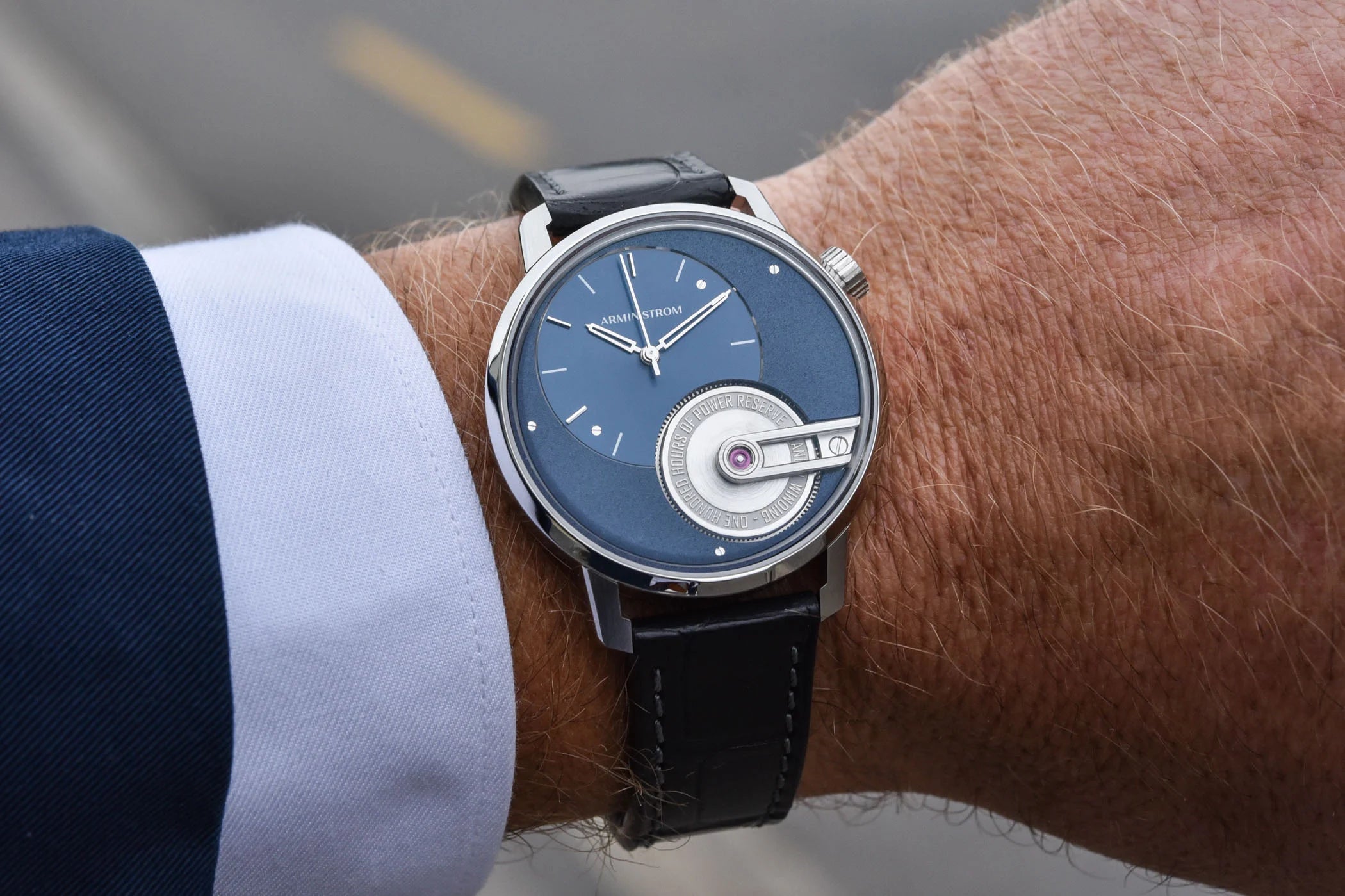 Armin Strom Tribute 1 Blue Edition — on wrist