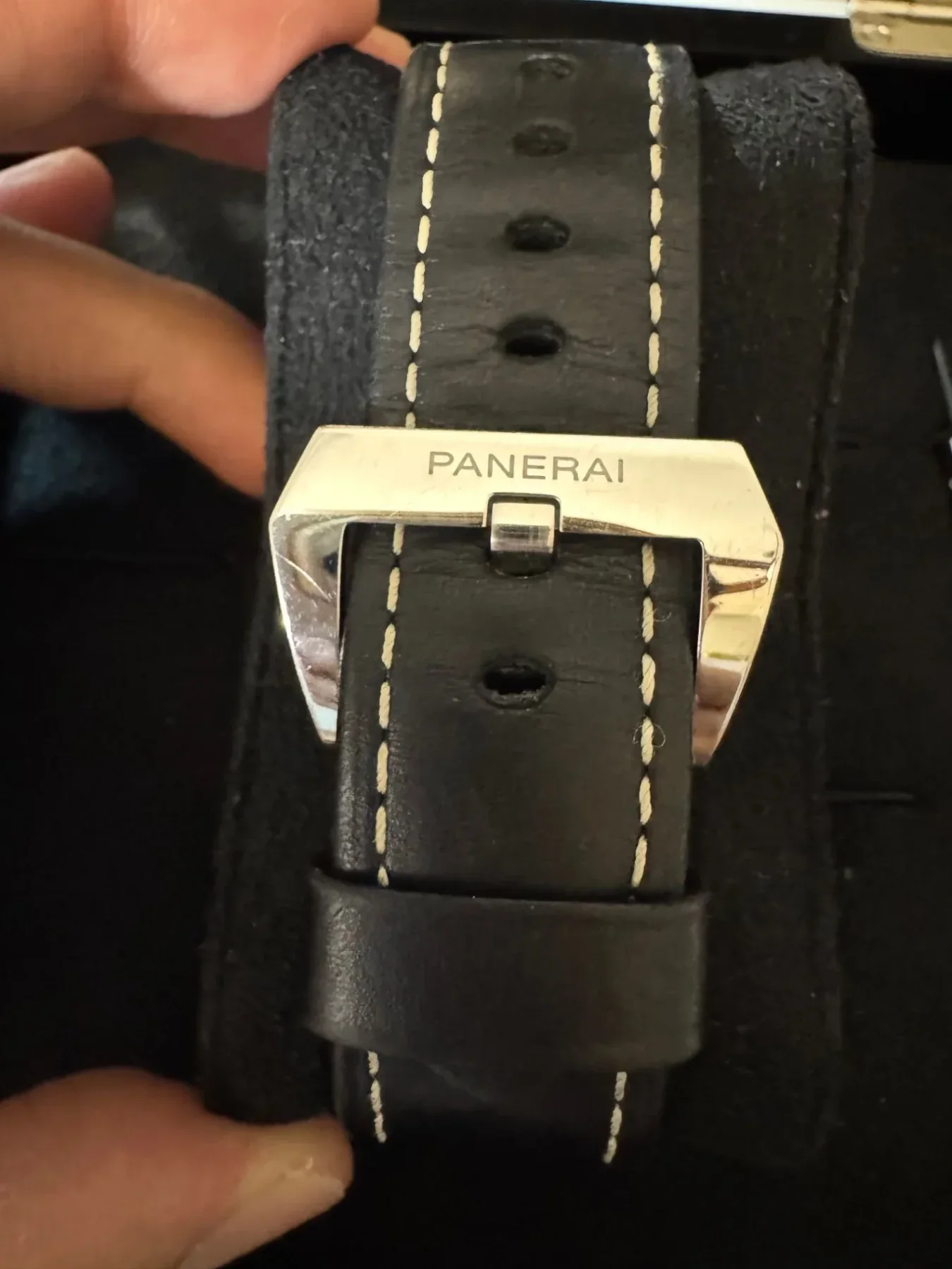 Panerai Luminor Base 8 Giorni PAM 915, full set detail